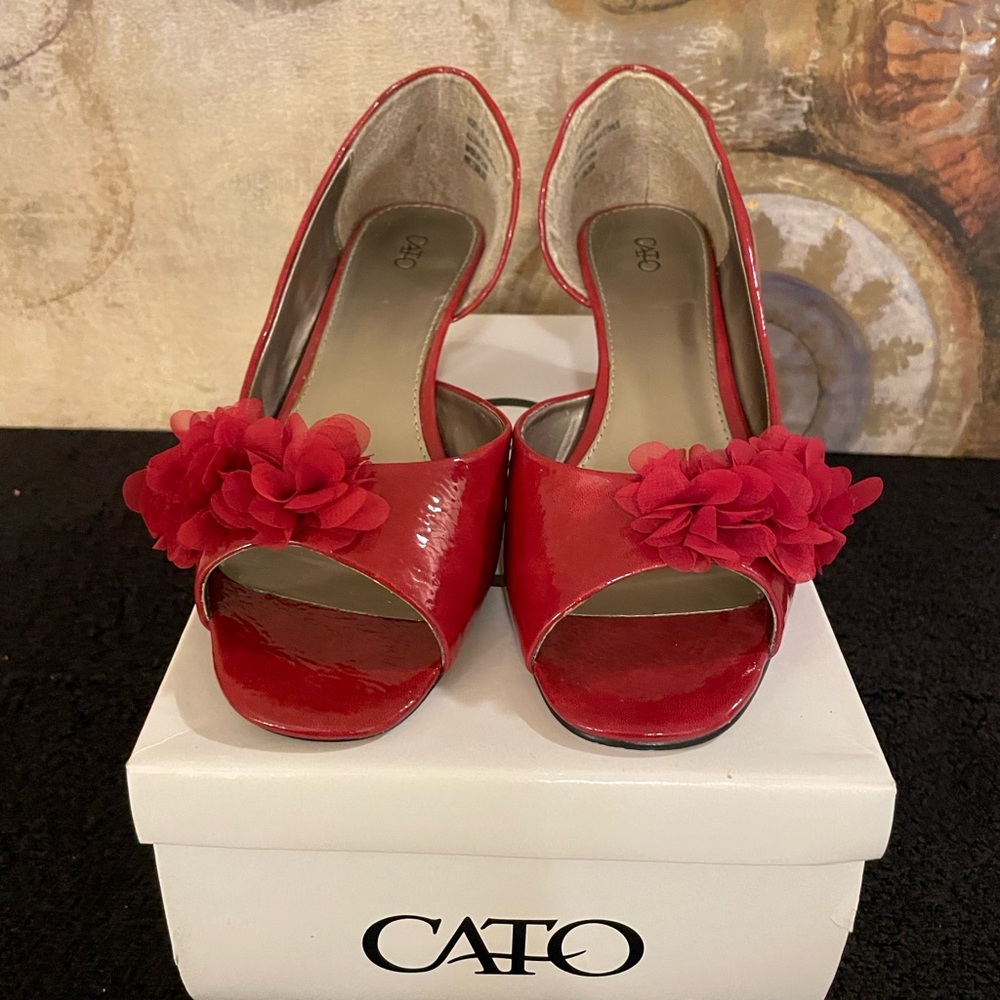 Cato Vibrant Red Footwear
